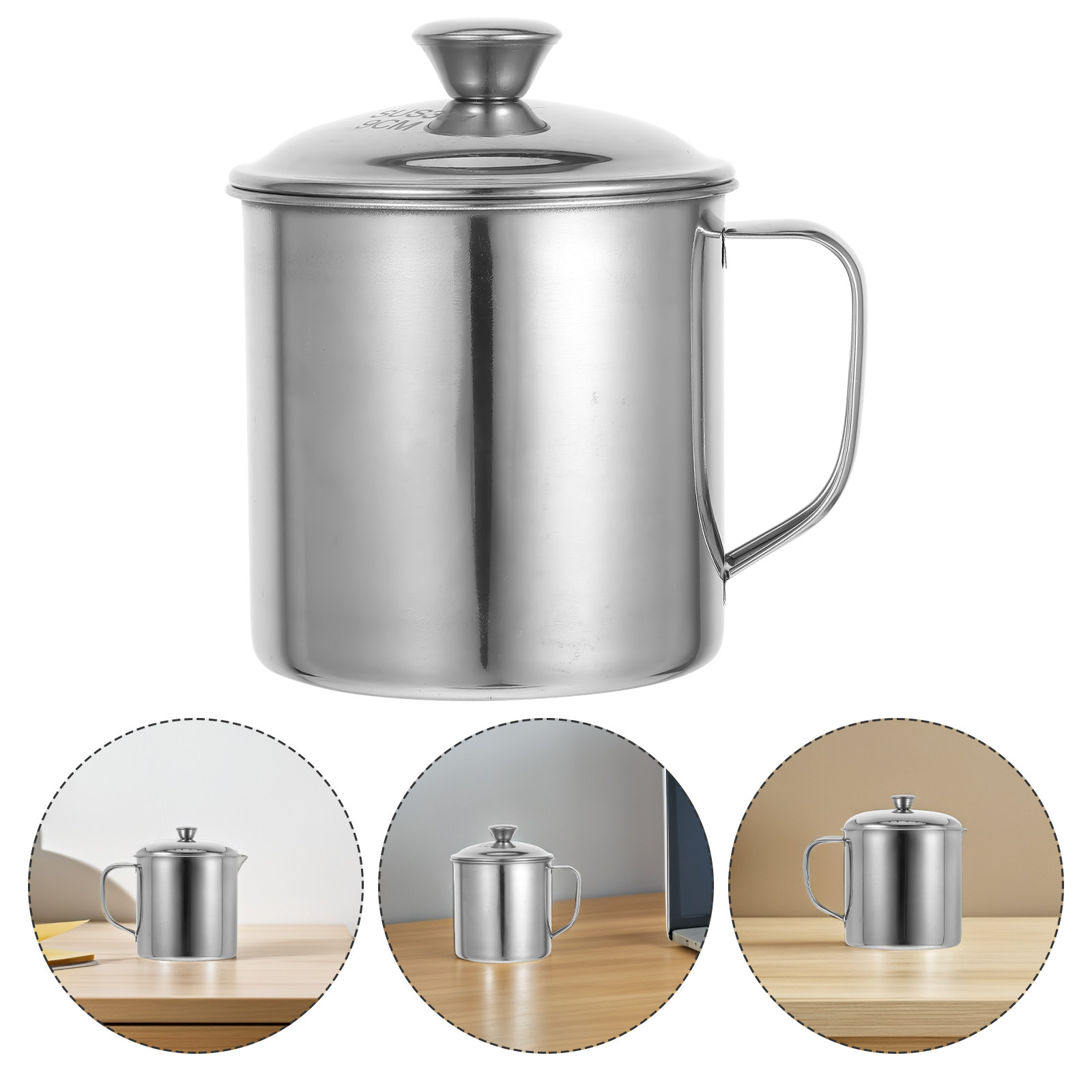 Coffee Tea & Espresso Appliances - Stainless Steel Cup With Lid Reusable