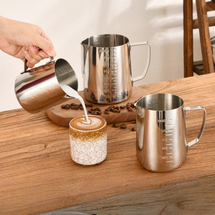 Barista Milk Jug - Milk Frothing Pitcher Espresso Steaming Pitchers