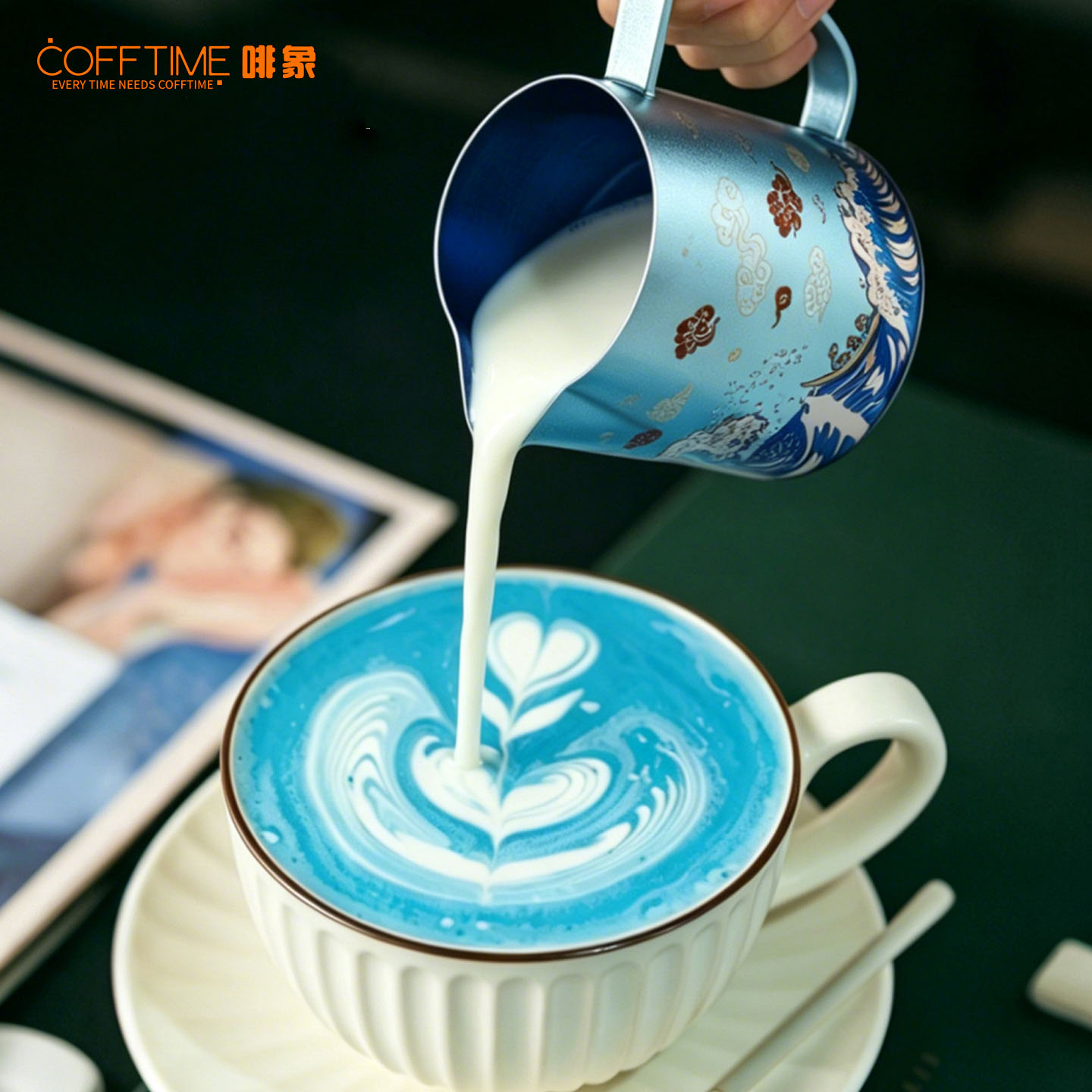 Barista Milk Jug - 600ML Pure Titanium Milk Frothing Pitcher