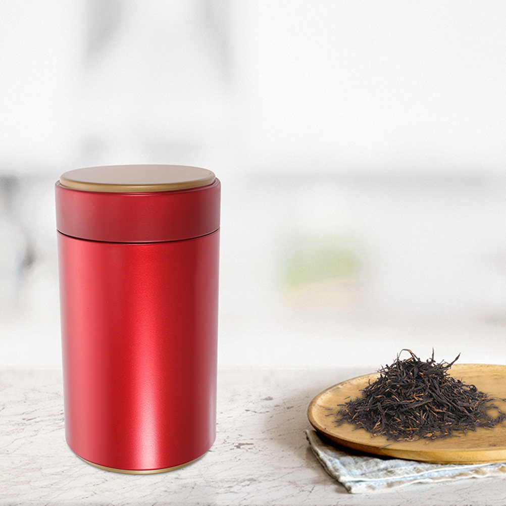 Coffee Tea Sugar - 6Pcs Tinplate Tea Tin Canister Sealed