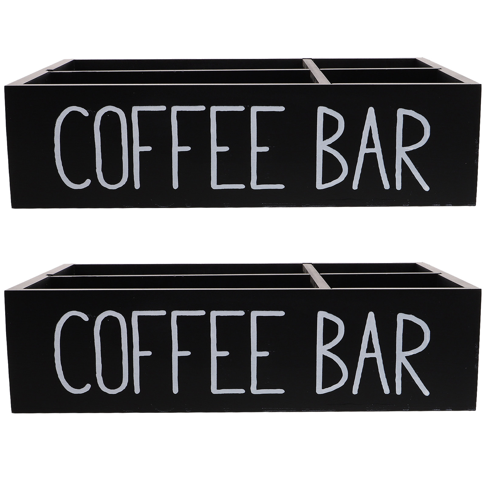 2Pcs Coffee Station Organizer  - Coffee Tea Sugar recension och pris
