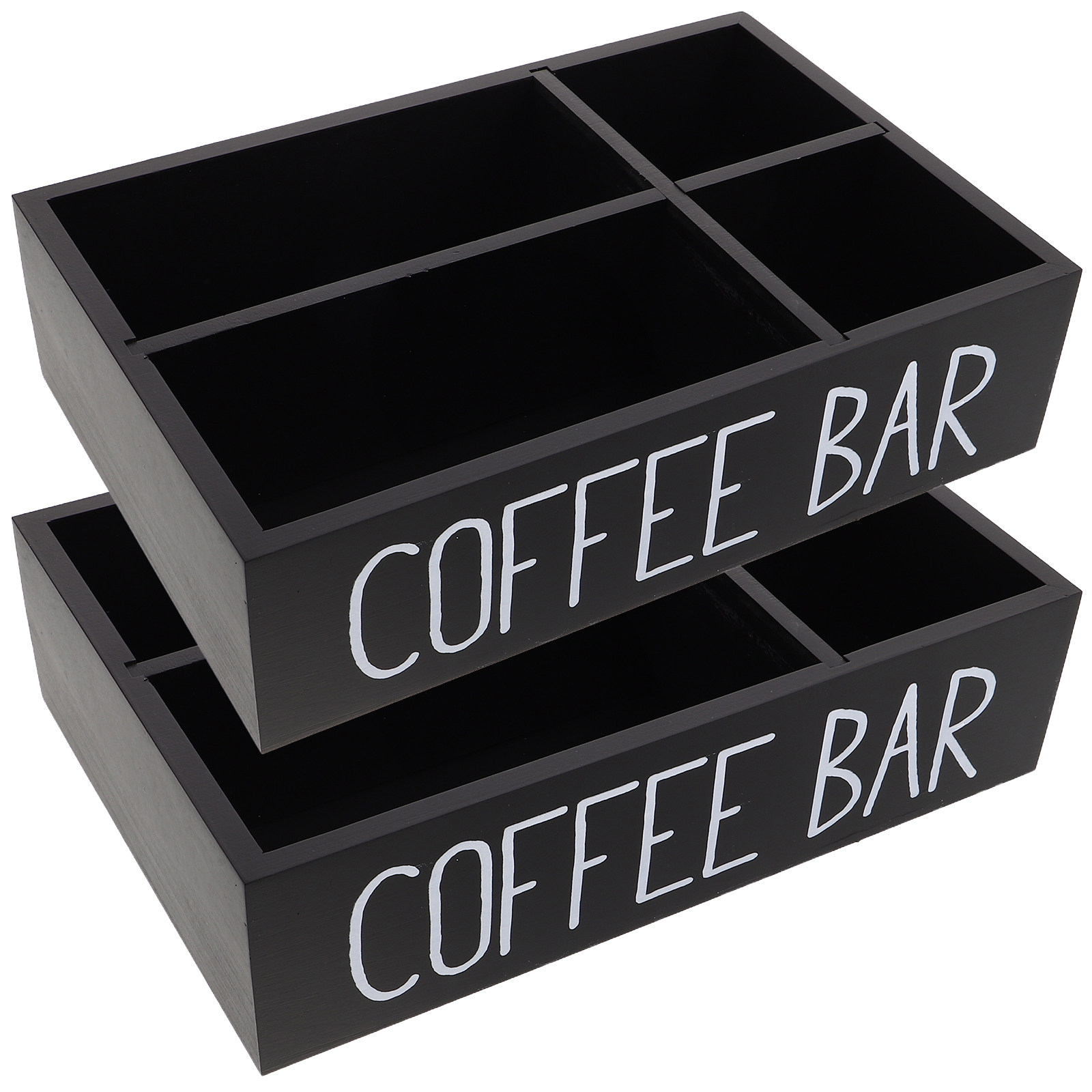 2Pcs Coffee Station Organizer  - Coffee Tea Sugar recension och pris