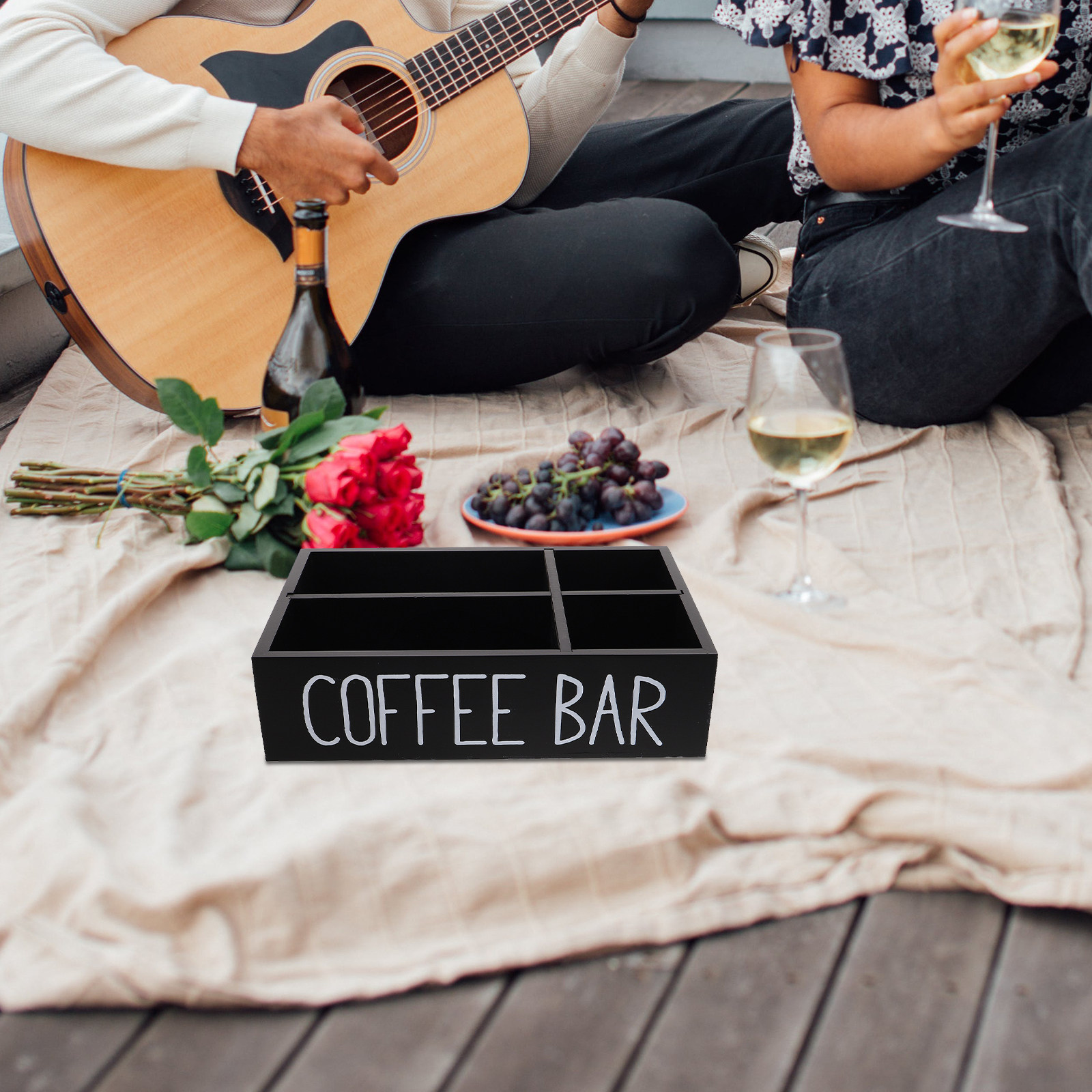 2Pcs Coffee Station Organizer  - Coffee Tea Sugar recension och pris