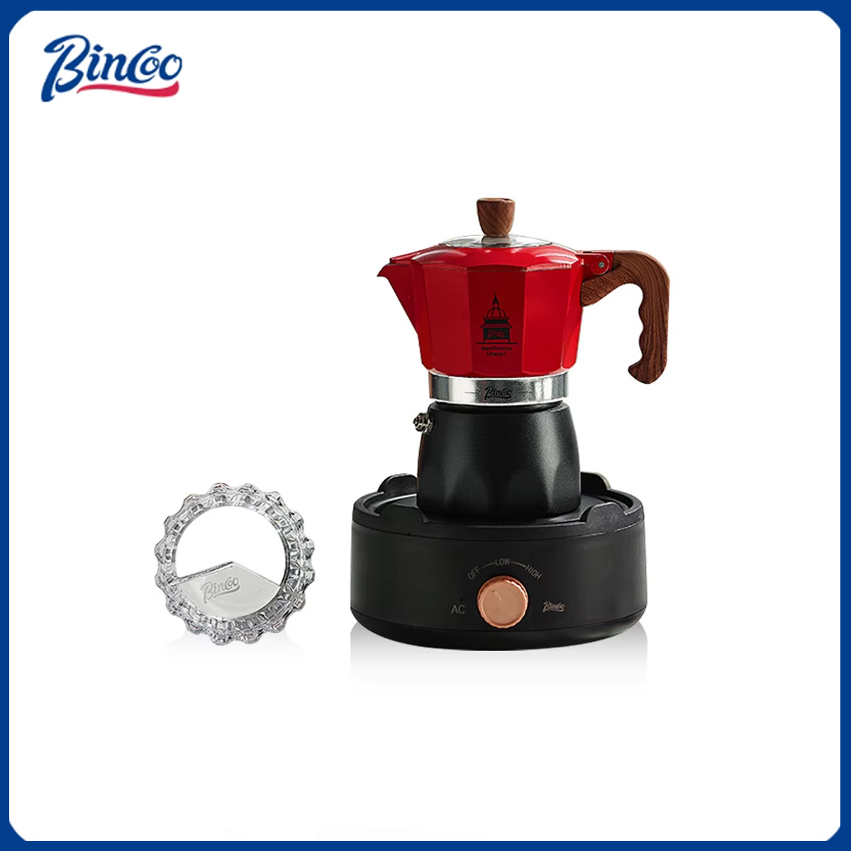 Bincoo Double Valve Coffee Mok - Moka Pot Stove recension och pris
