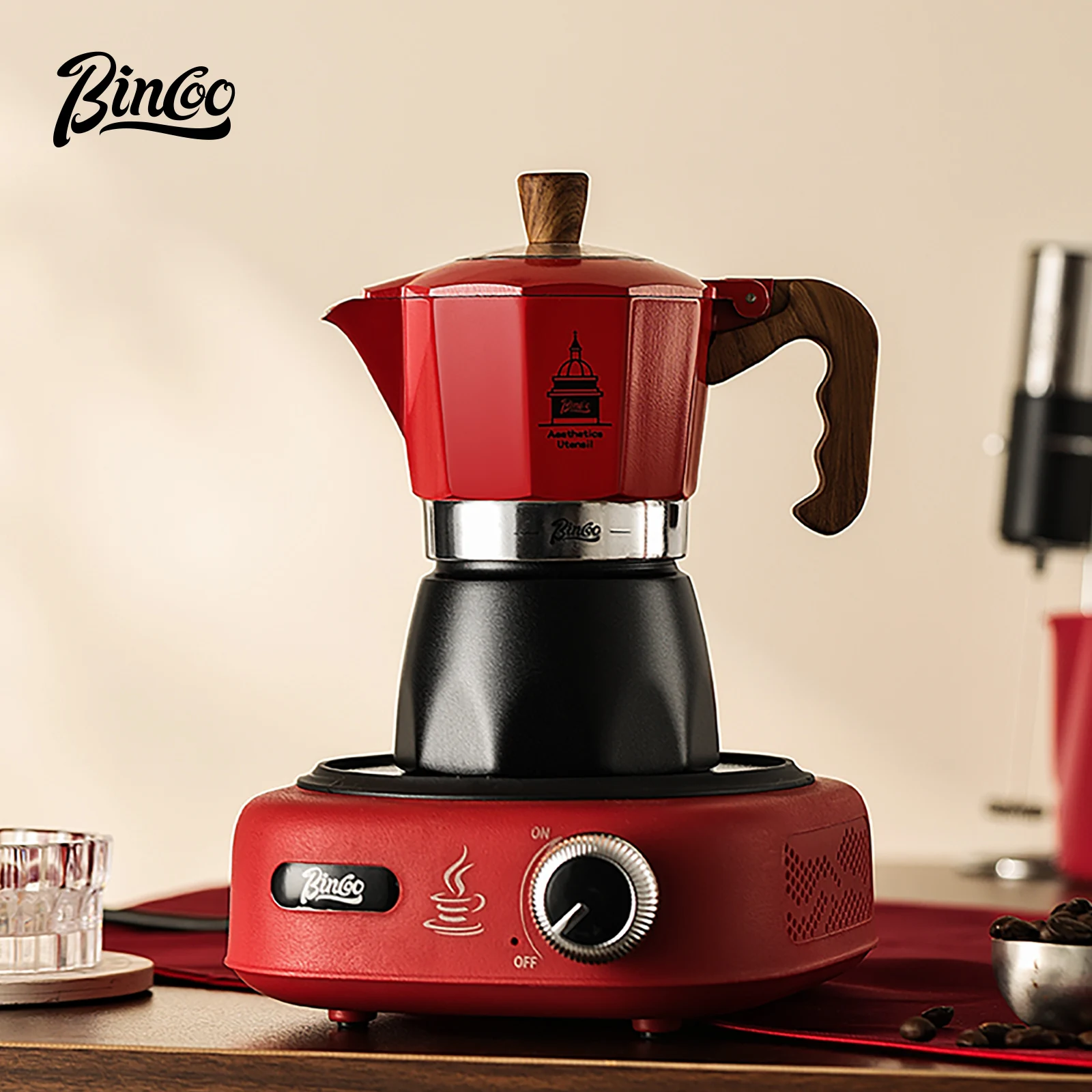 Bincoo Double Valve Coffee Mok - Moka Pot Stove recension och pris