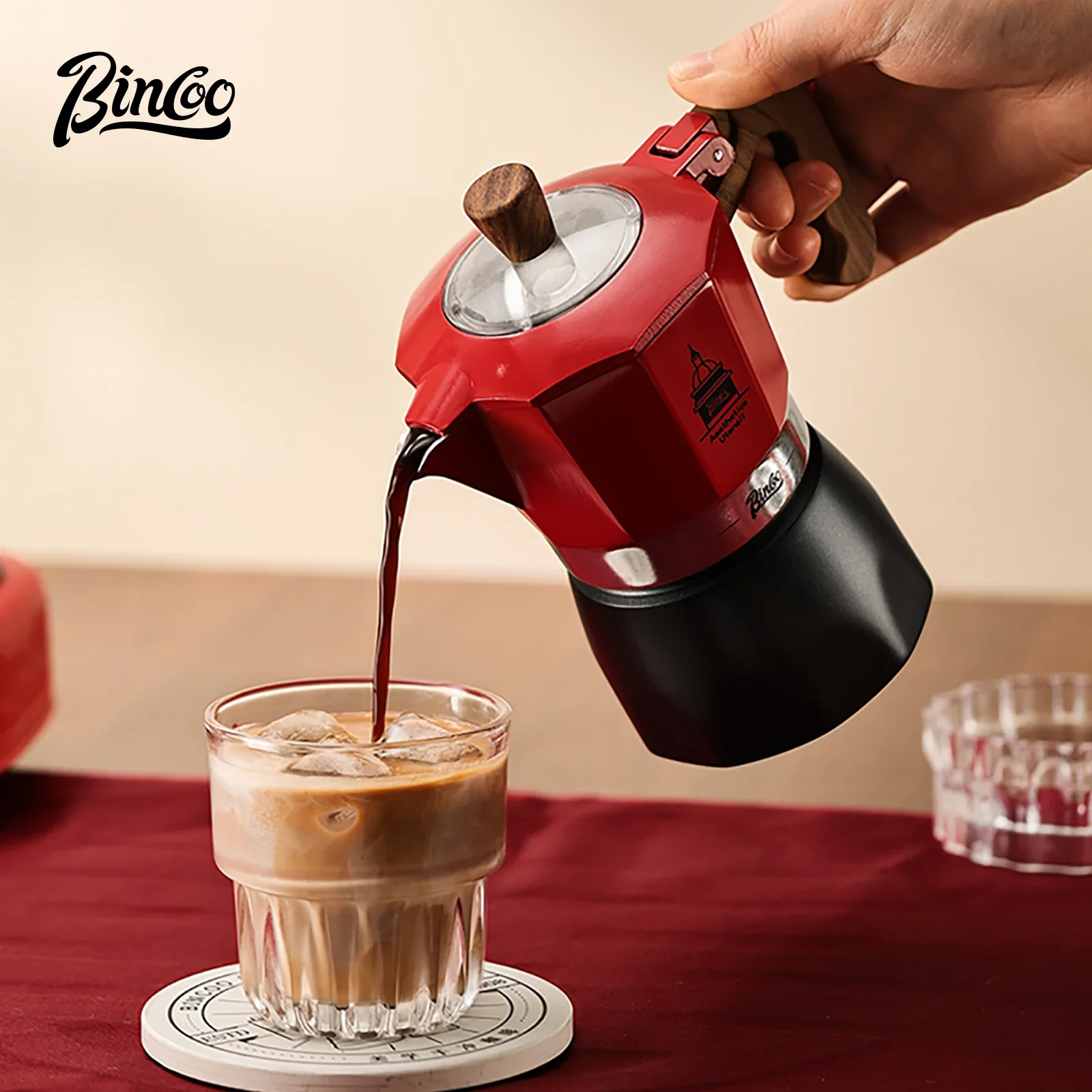 Bincoo Double Valve Coffee Mok - Moka Pot Stove recension och pris