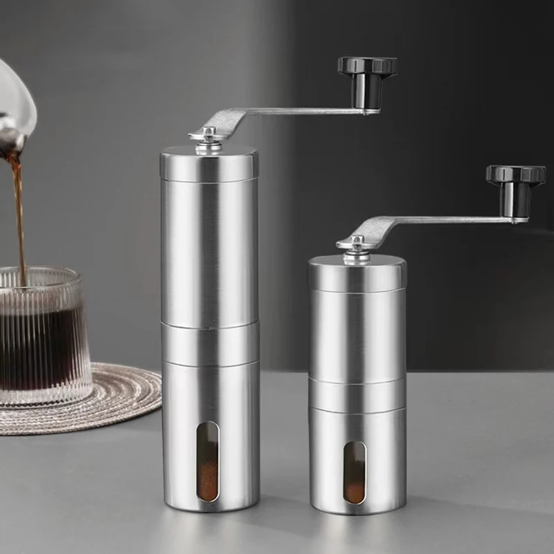 Stainless Home Portable Manual - Burr Hand Grinder recension och pris
