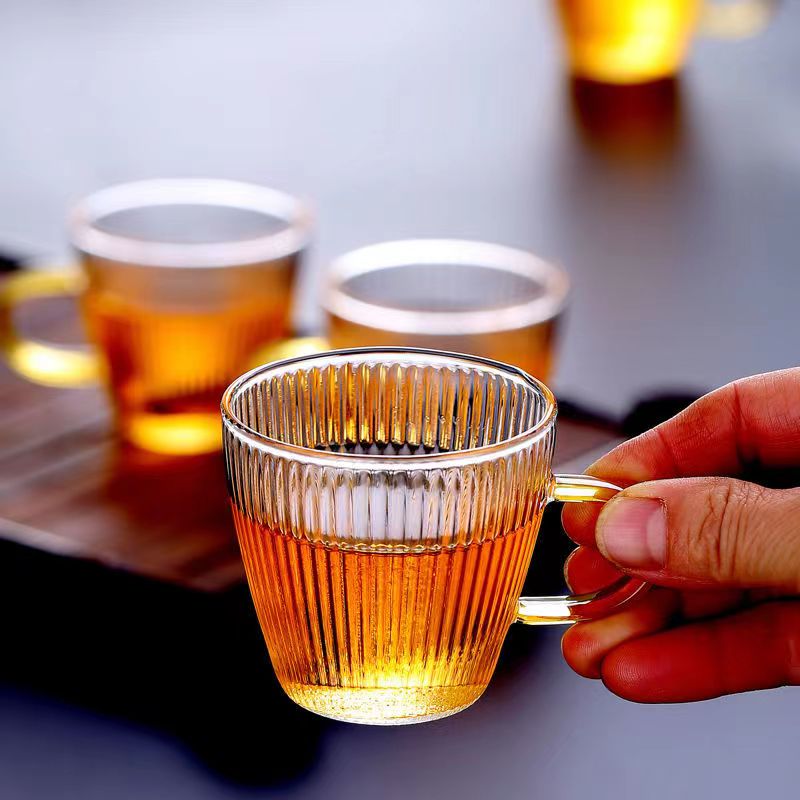 Glass Tea Cups small Cups Home - Coffee Tea And Sugar Set recension och pris