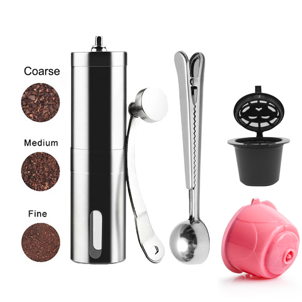 Mini Coffee Grinder Stainless  - Burr Hand Grinder recension och pris