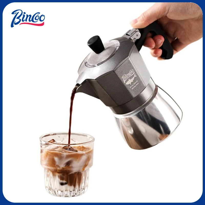 Bincoo 2 Cups Double Valve Mok - Moka Pot Stove recension och pris