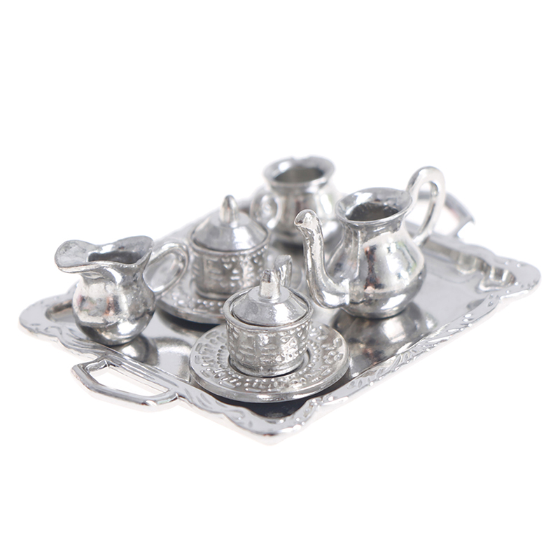 10pcs/Set 1/12 Dollhouse Minia - Coffee Tea And Sugar Set recension och pris