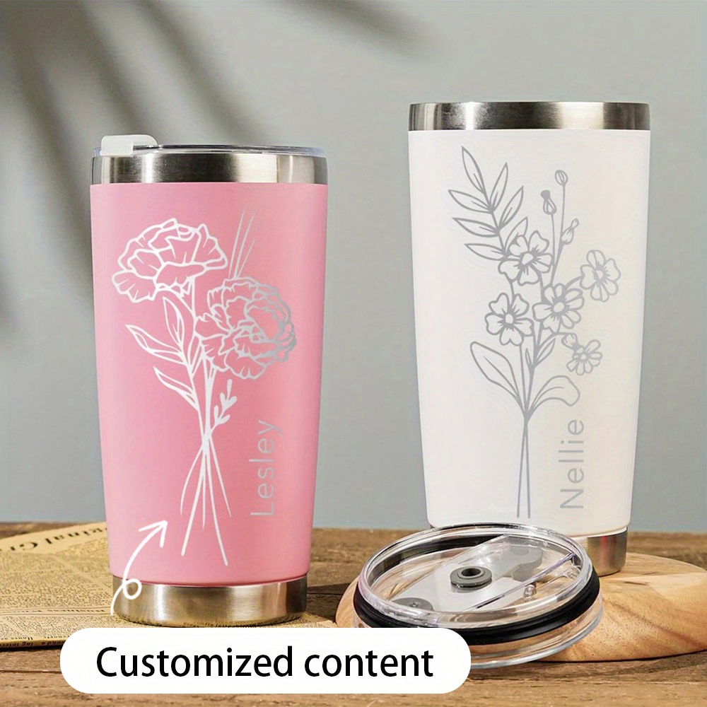 Custom Name Carnation Birth Fl - Coffee Tea Name recension och pris