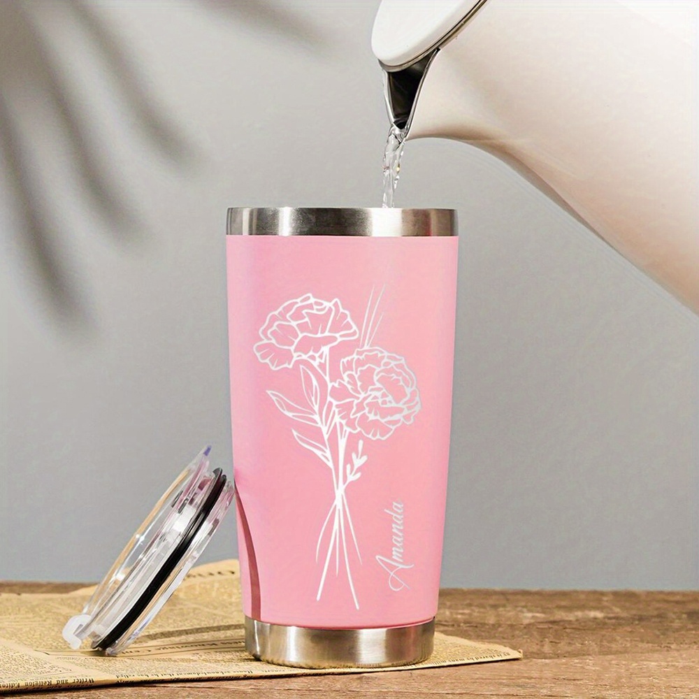 Custom Name Carnation Birth Fl - Coffee Tea Name recension och pris