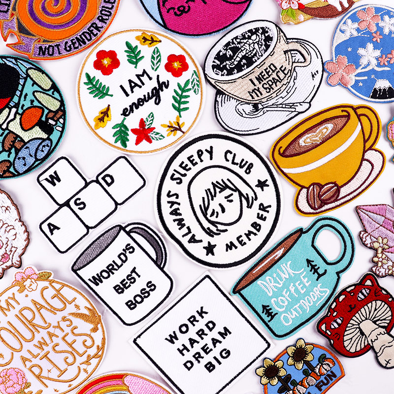 Coffee Cup Patches On Clothes  - Coffee Tea Name recension och pris