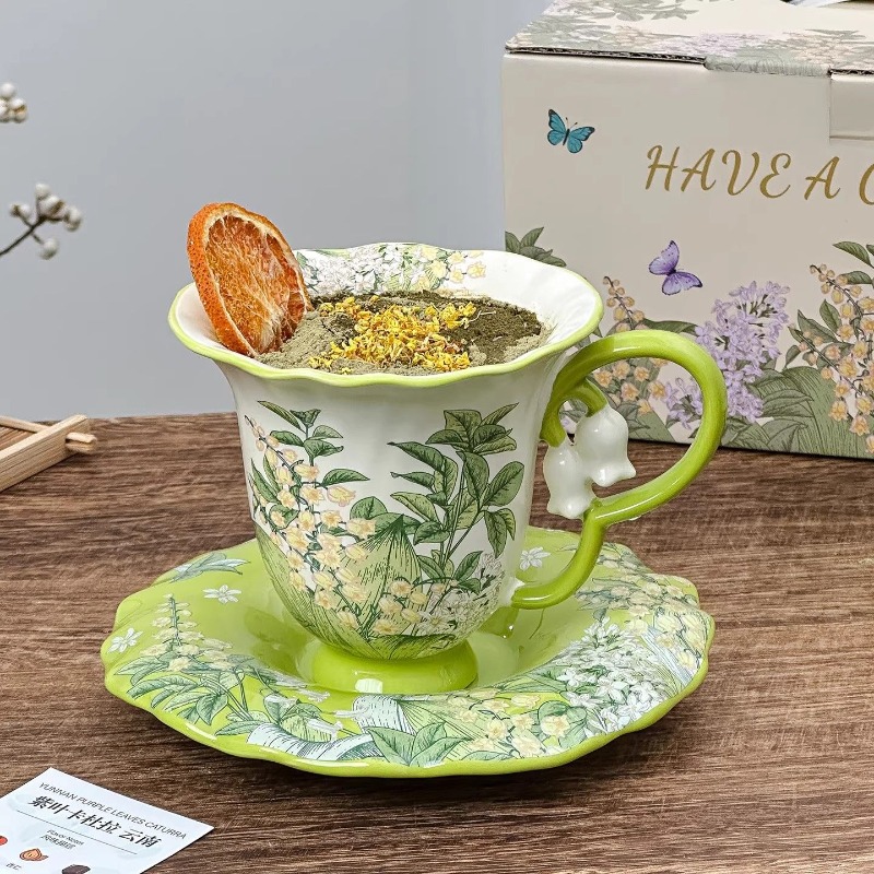 Lily of the valley blooming af - Coffee Tea And Sugar Set recension och pris