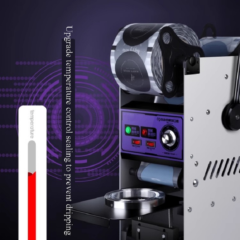 Automatic Cup sealing machine  - Coffee Tea With Milk recension och pris