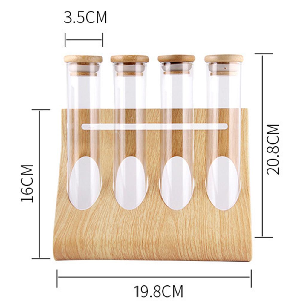 Glass Tube Storage Rack Visibl - Coffee Tea & Espresso Appliances recension och pris