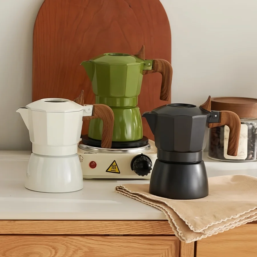 100ml Double Valve Coffee Pot  - Moka Pot Stove recension och pris