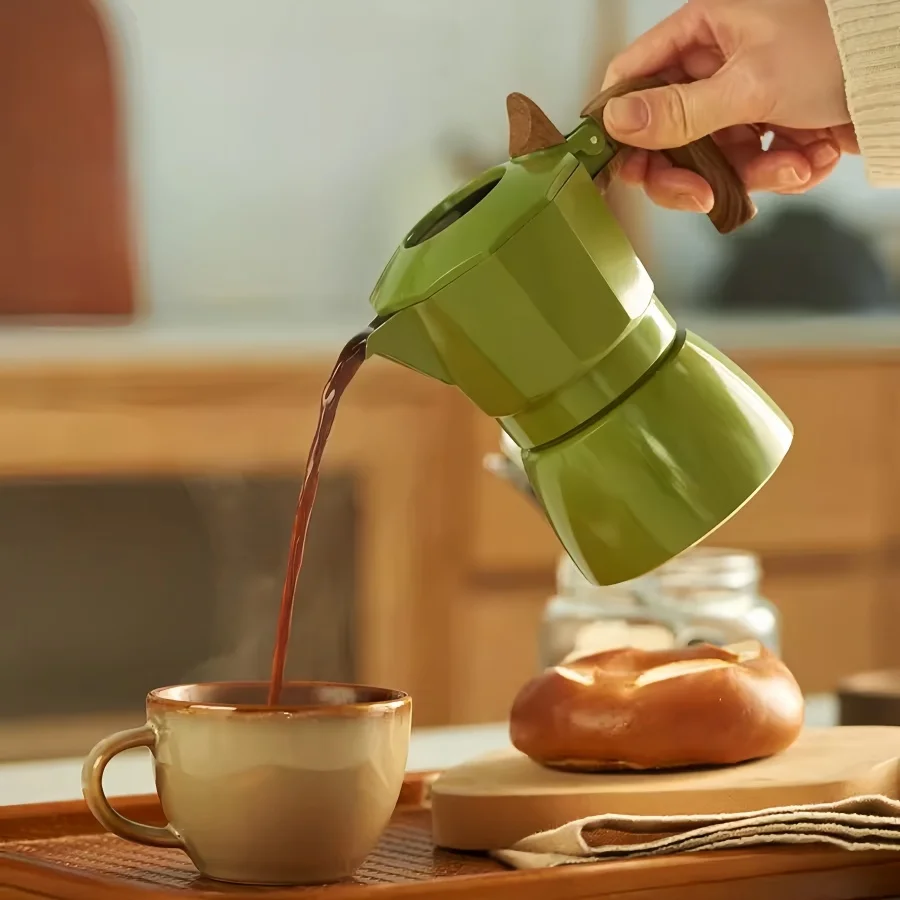 100ml Double Valve Coffee Pot  - Moka Pot Stove recension och pris