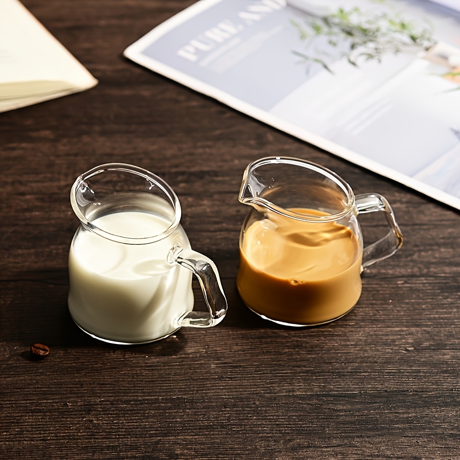 2pcs Mini Glass Espresso Cup C - Barista Milk Jug recension och pris