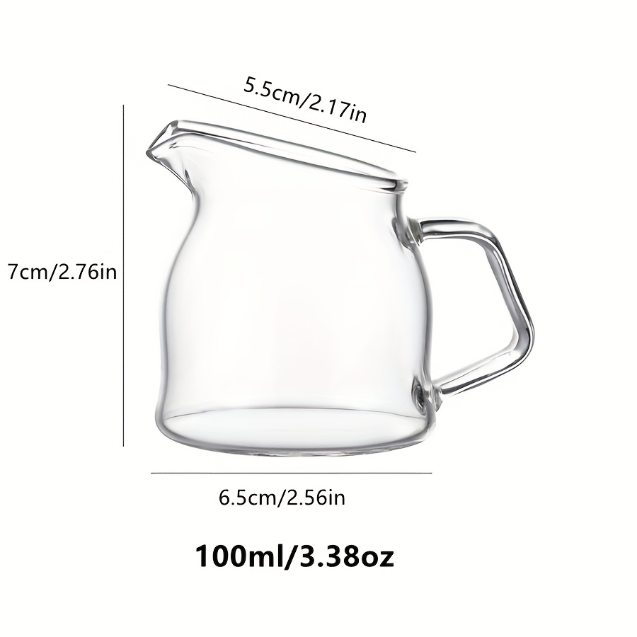 2pcs Mini Glass Espresso Cup C - Barista Milk Jug recension och pris