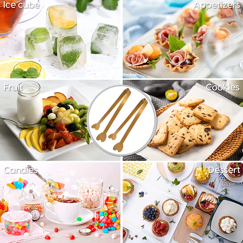 5pcs Stainless Steel Heart-Sha - Coffee Tea Sugar recension och pris