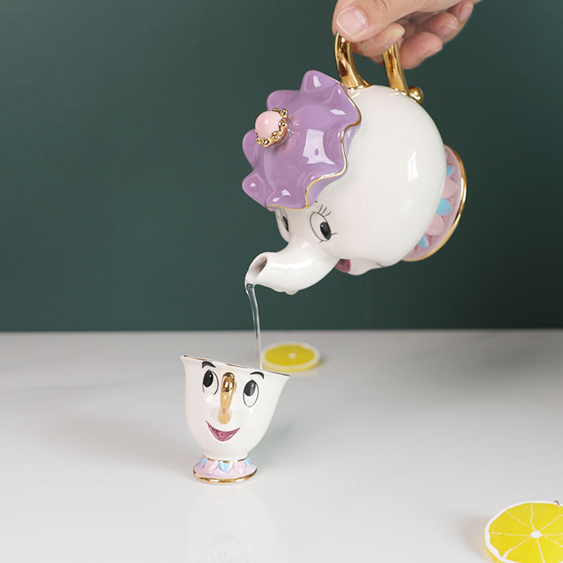 In-Stock Teapot Cute Cartoon B - Coffee Tea And Sugar Set recension och pris