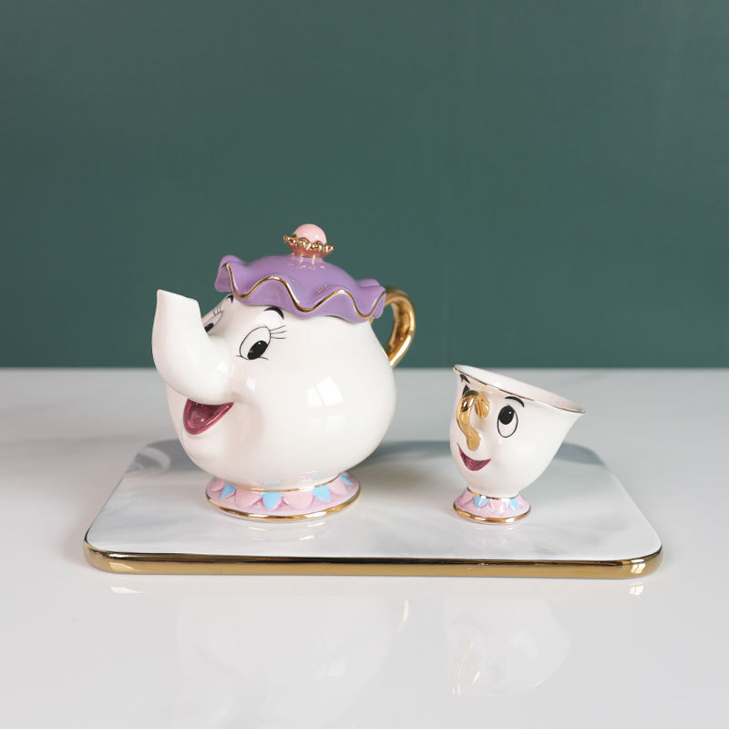 In-Stock Teapot Cute Cartoon B - Coffee Tea And Sugar Set recension och pris