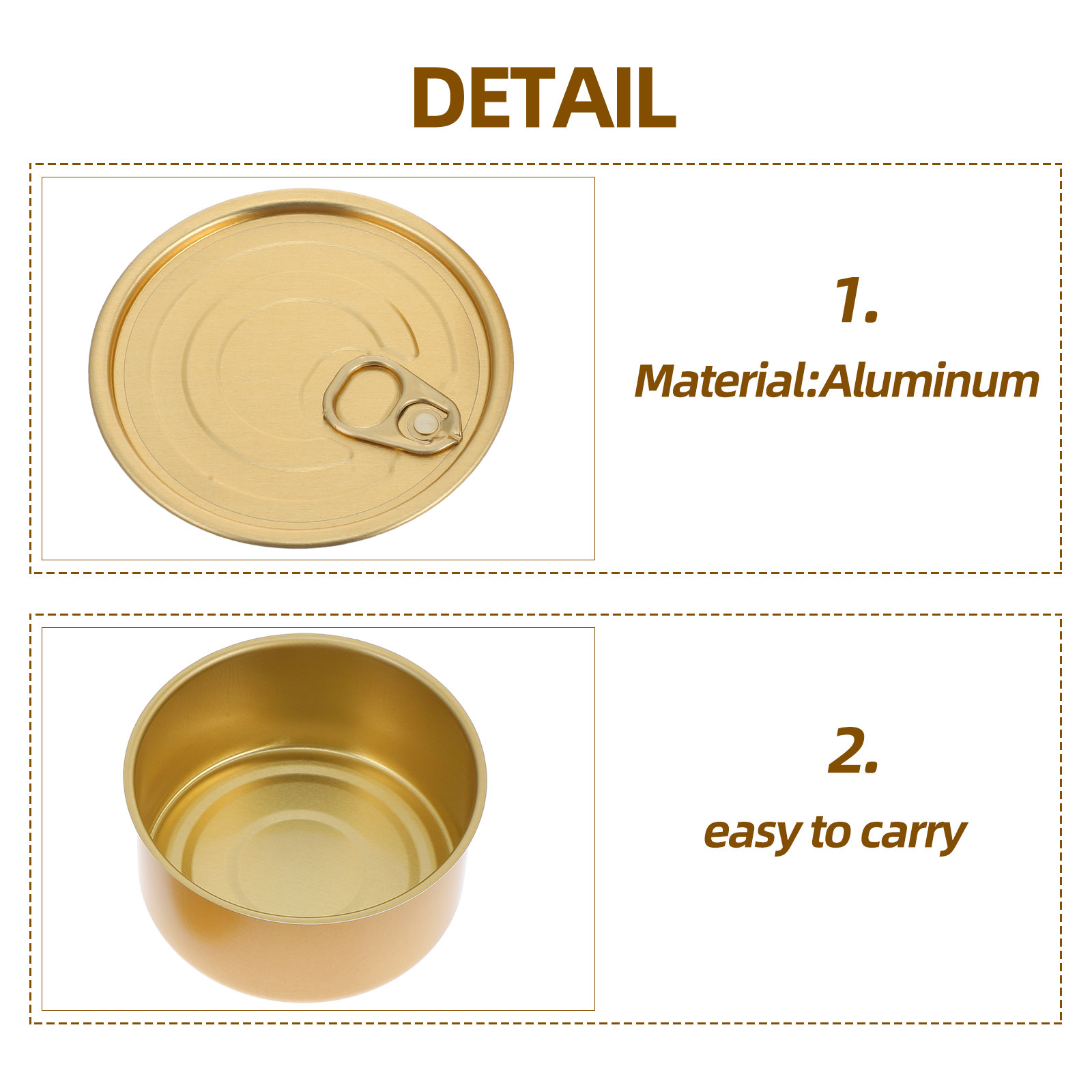 5Sets Lightweight Aluminum Pop - Coffee Tea Sugar recension och pris