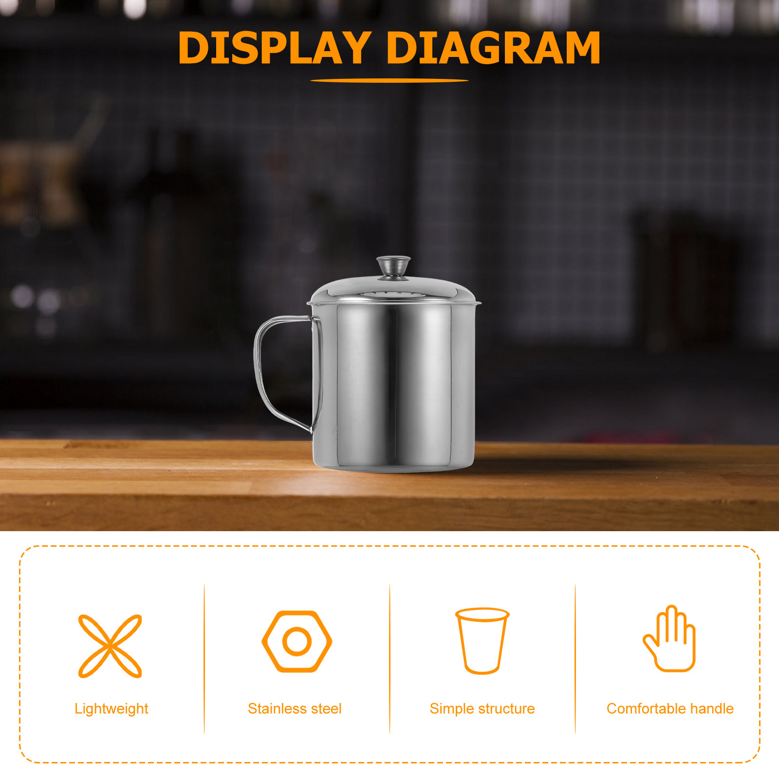 Stainless Steel Cup With Lid R - Coffee Tea & Espresso Appliances recension och pris