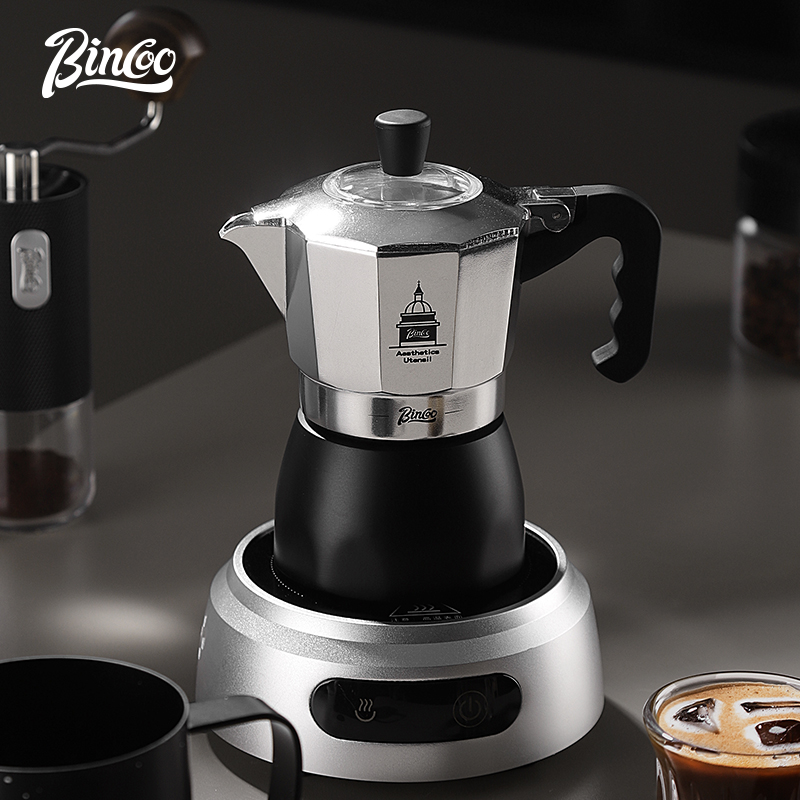 BINCOO Espresso Maker, Grecas  - Moka Pot Stove recension och pris