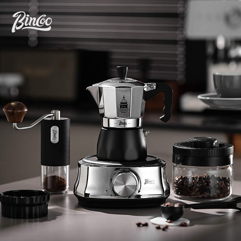 BINCOO Espresso Maker, Grecas  - Moka Pot Stove recension och pris