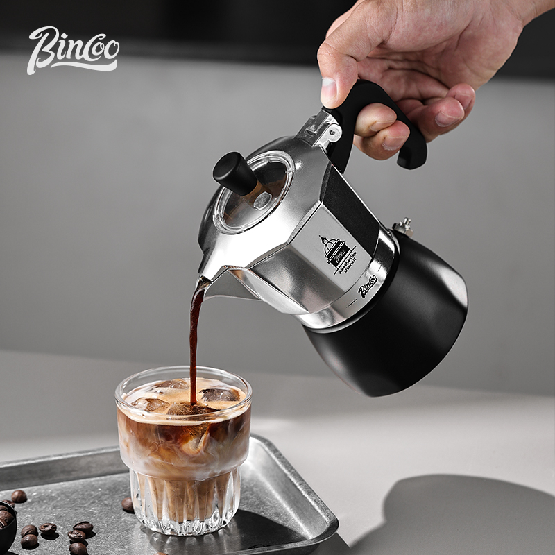 BINCOO Espresso Maker, Grecas  - Moka Pot Stove recension och pris