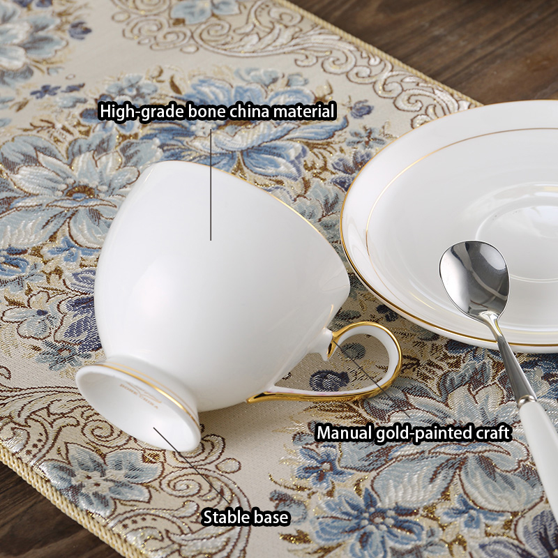 Grace Bone China Coffee Set Wh - Coffee Tea Sugar recension och pris