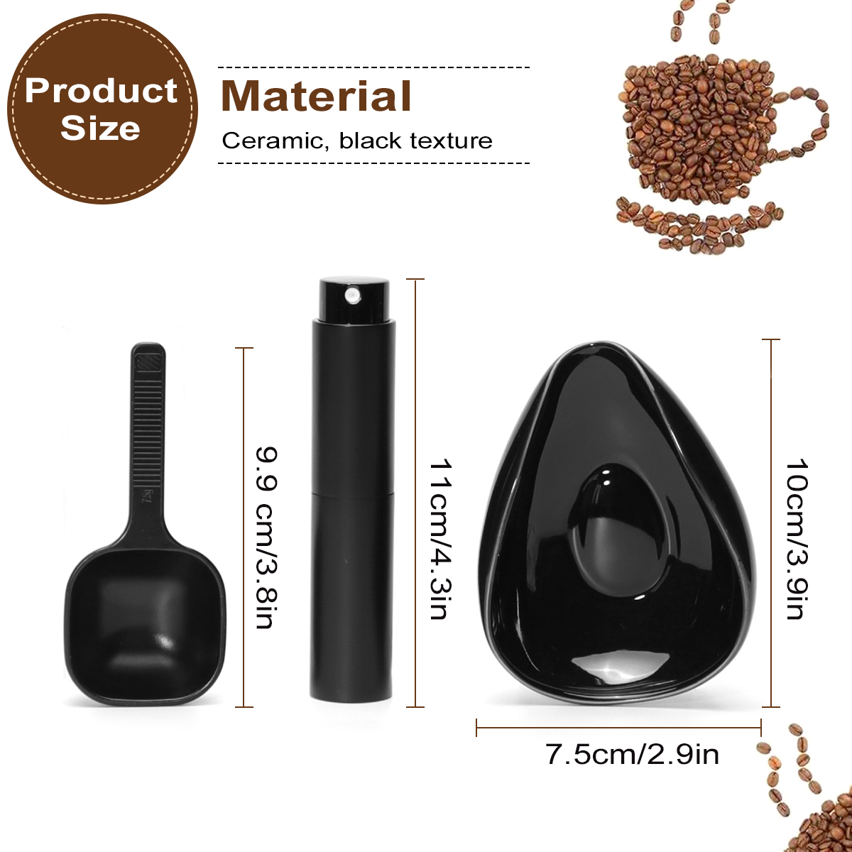 Leeseph Coffee Bean Dosing Cup - Coffee Tea And Sugar Set recension och pris
