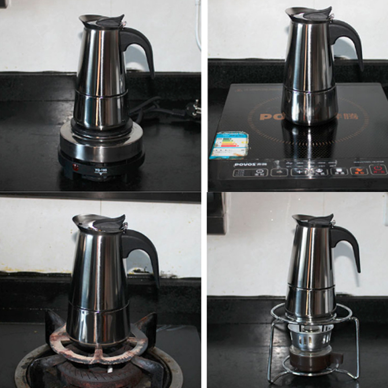 100ml/200ml/300ml/450ml/600ml  - Moka Pot Stove recension och pris