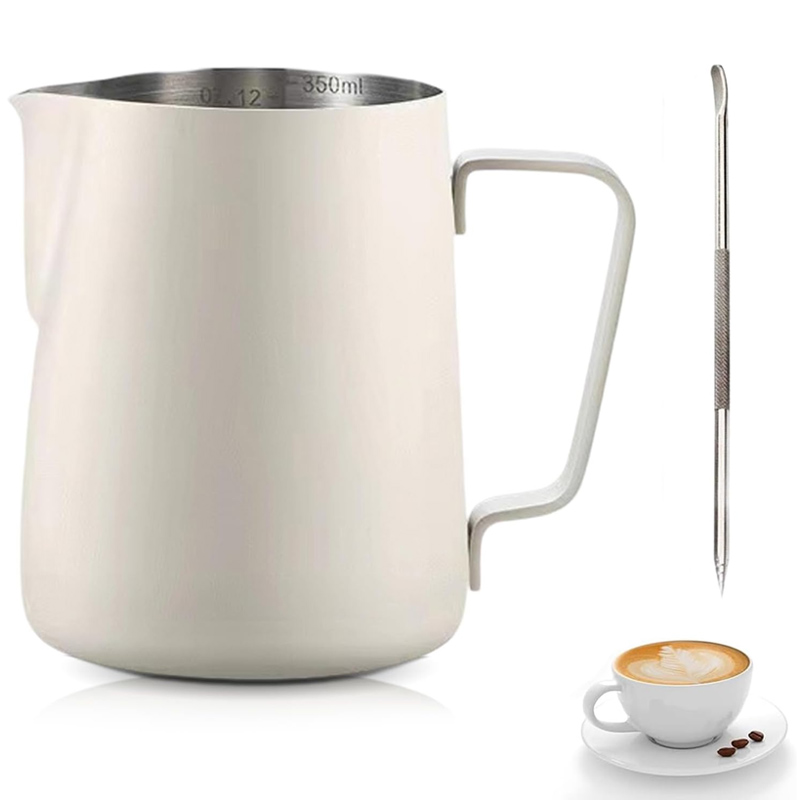 Milk Jug Stainless Steel Measu - Barista Milk Jug recension och pris