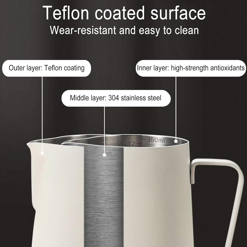 Milk Jug Stainless Steel Measu - Barista Milk Jug recension och pris
