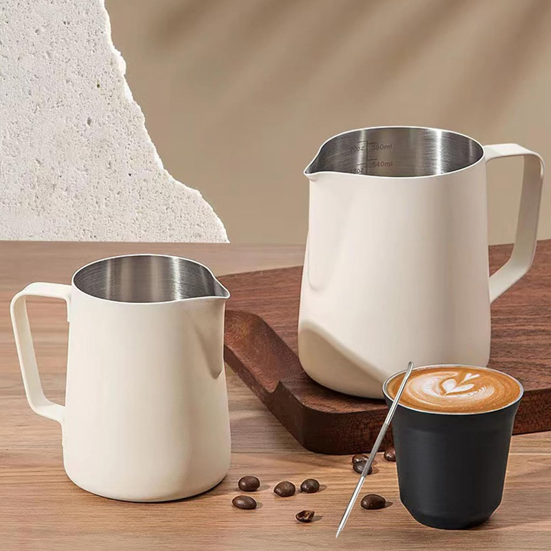Milk Jug Stainless Steel Measu - Barista Milk Jug recension och pris