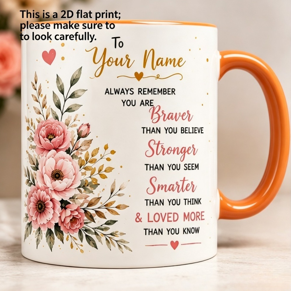 Custom Name 2D Print Coffee Mu - Coffee Tea Name recension och pris