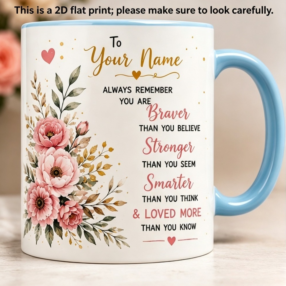 Custom Name 2D Print Coffee Mu - Coffee Tea Name recension och pris