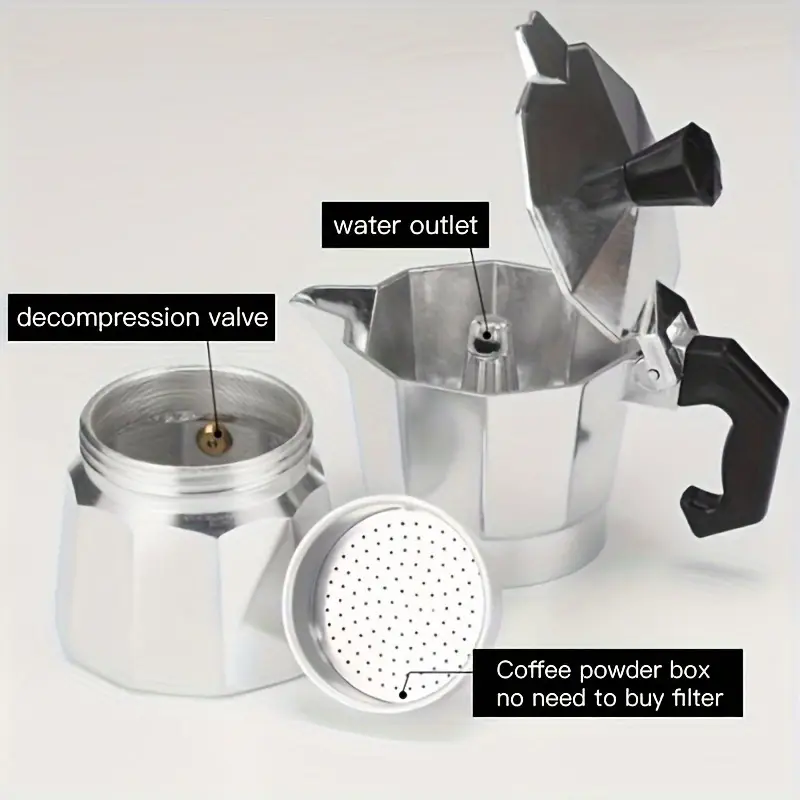 Classic Aluminum Moka Pot 50-3 - Moka Pot Stove recension och pris