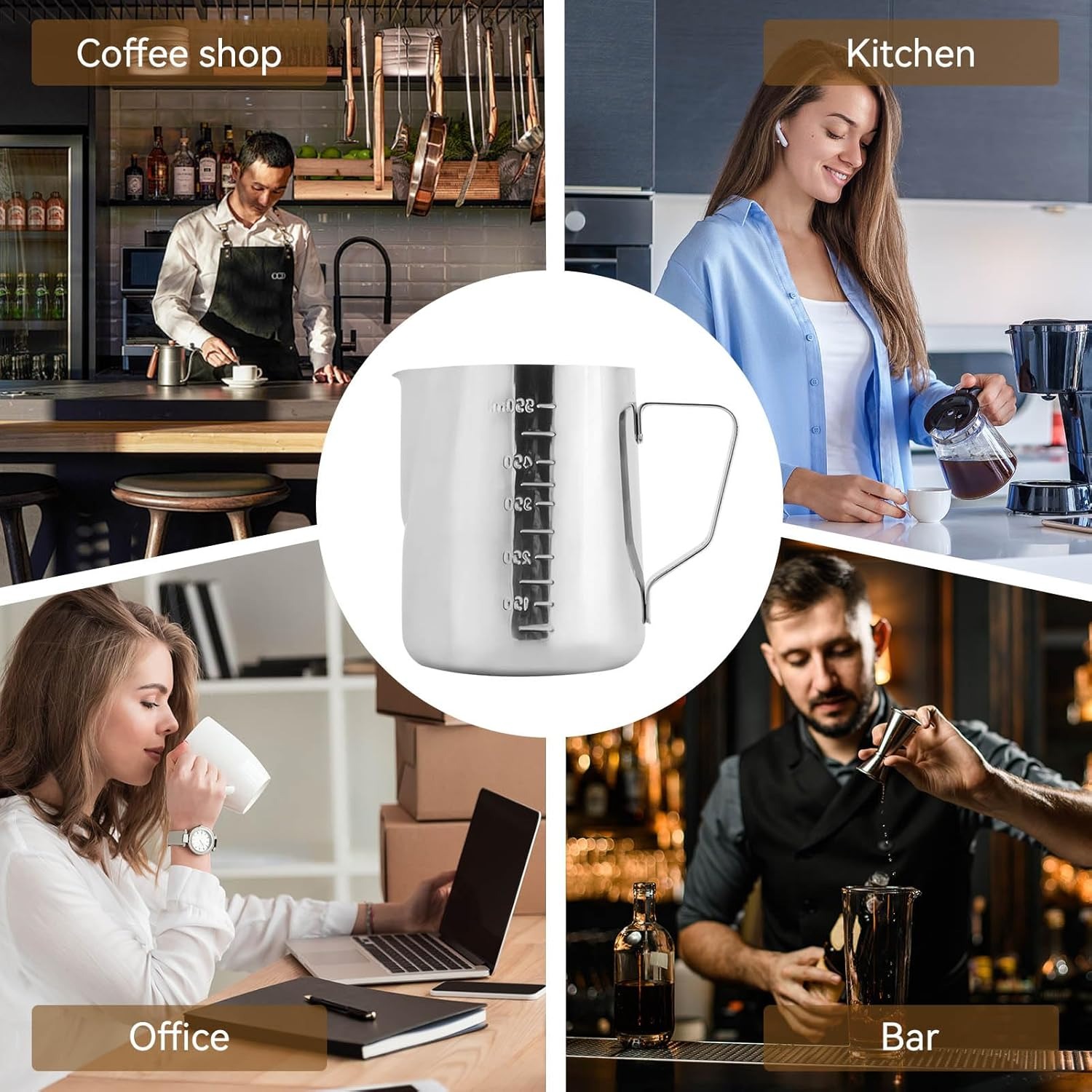 Milk Frothing Pitcher Espresso - Barista Milk Jug recension och pris