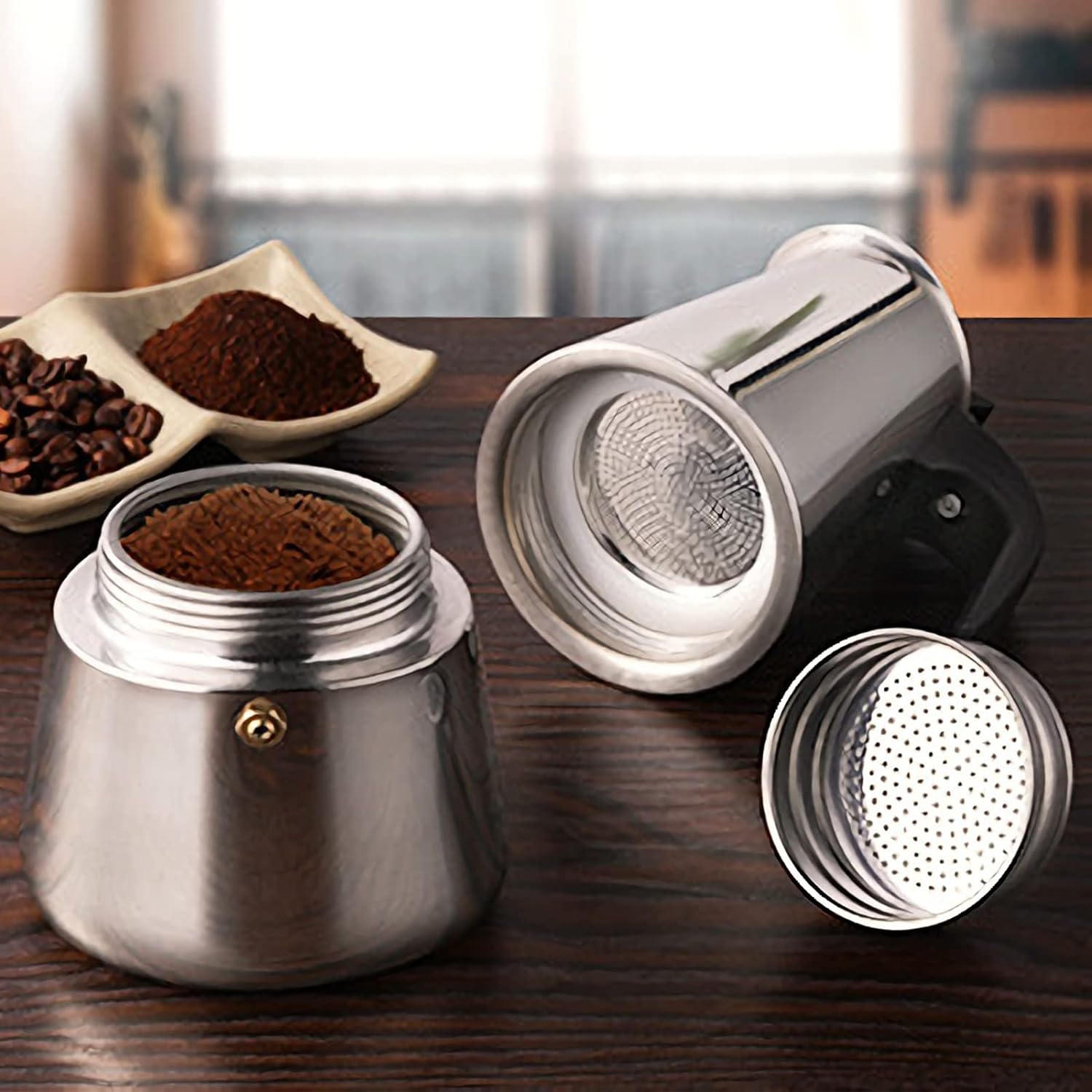 4/6/9 Cups Moka Pot Caffe Mach - Moka Pot Stove recension och pris