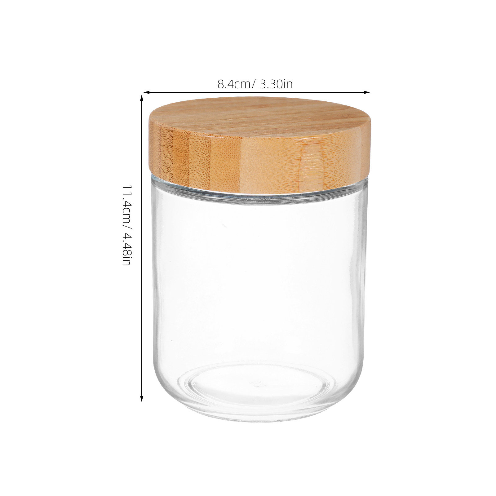 4Pcs Sturdy Glass Canisters wi - Coffee Tea Sugar recension och pris