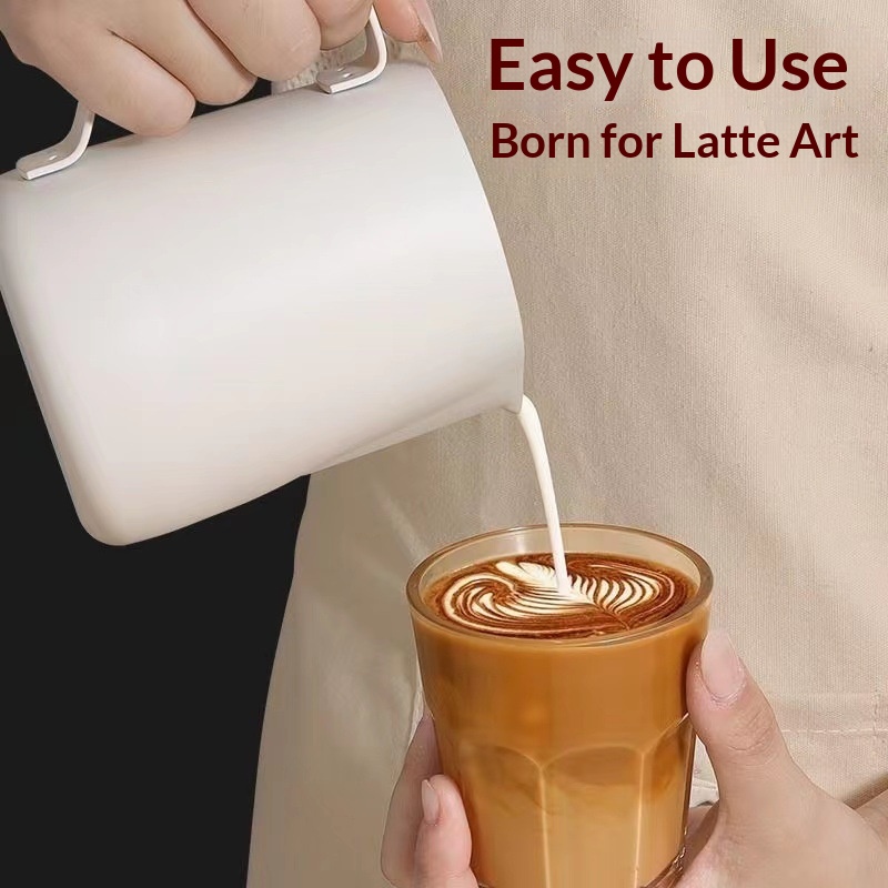 Coffee Milk Frothing Pitcher J - Barista Milk Jug recension och pris