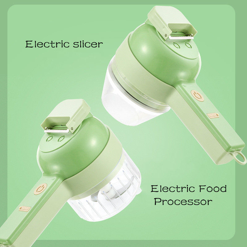 4In1 Electric Vegetable Cutter - Burr Hand Grinder recension och pris