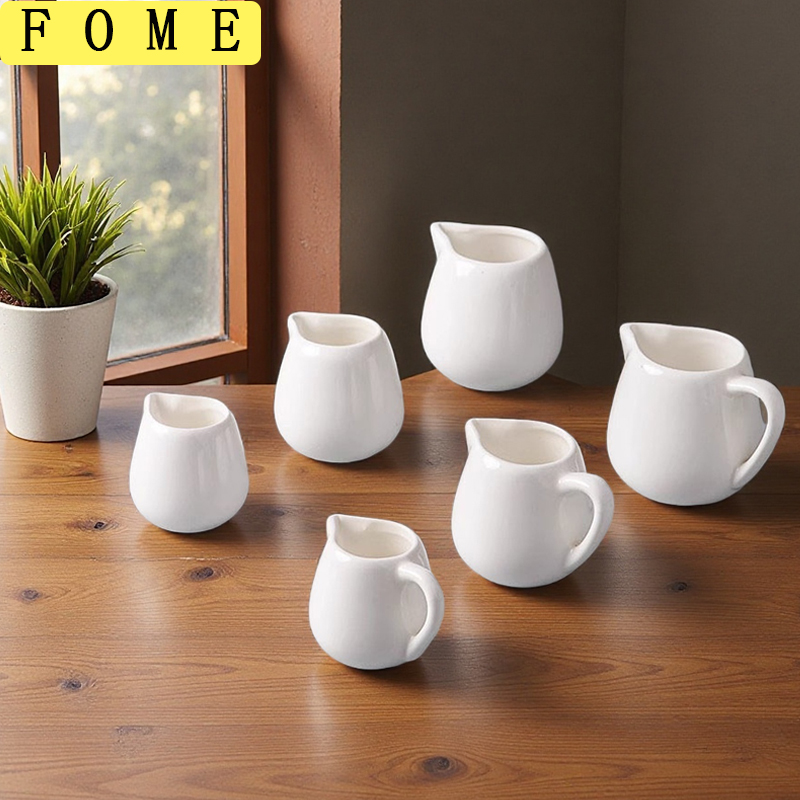 FOME Mini Ceramic Milk Jug Wit - Barista Milk Jug recension och pris