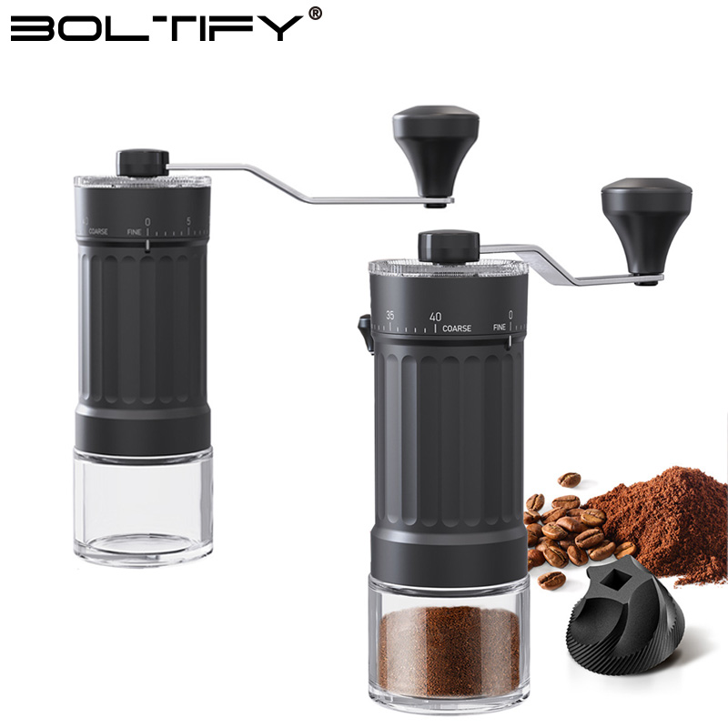 BOLTIFY High-Q Adjustable Coar - Burr Hand Grinder recension och pris
