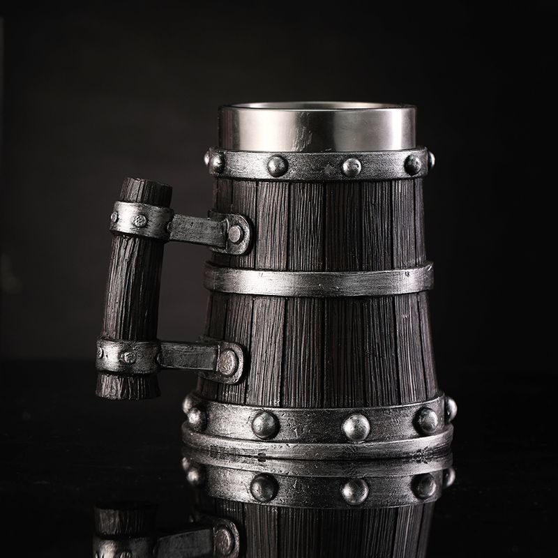 Wood Grain Beer Glass Resin St - Xbloom Coffee Tea recension och pris